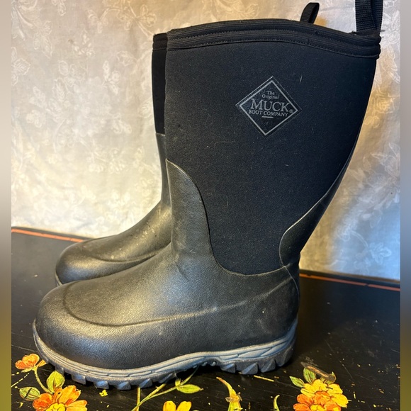 Muck Boot Company Kids Black Boots - Picture 1 of 4